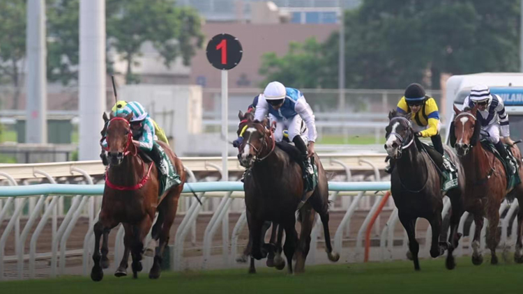 有片 | 擊敗3匹海外強駒 浪漫勇士4奪女皇盃