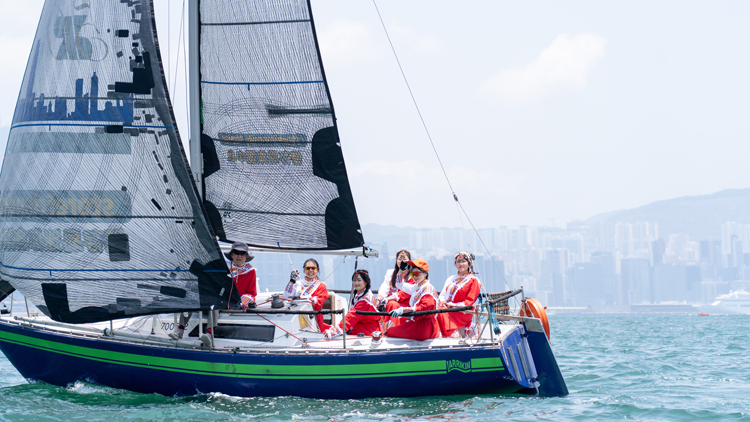 帆船界七欖民族盃帆船賽 本地船隊化身機師航天人員參戰最搶鏡