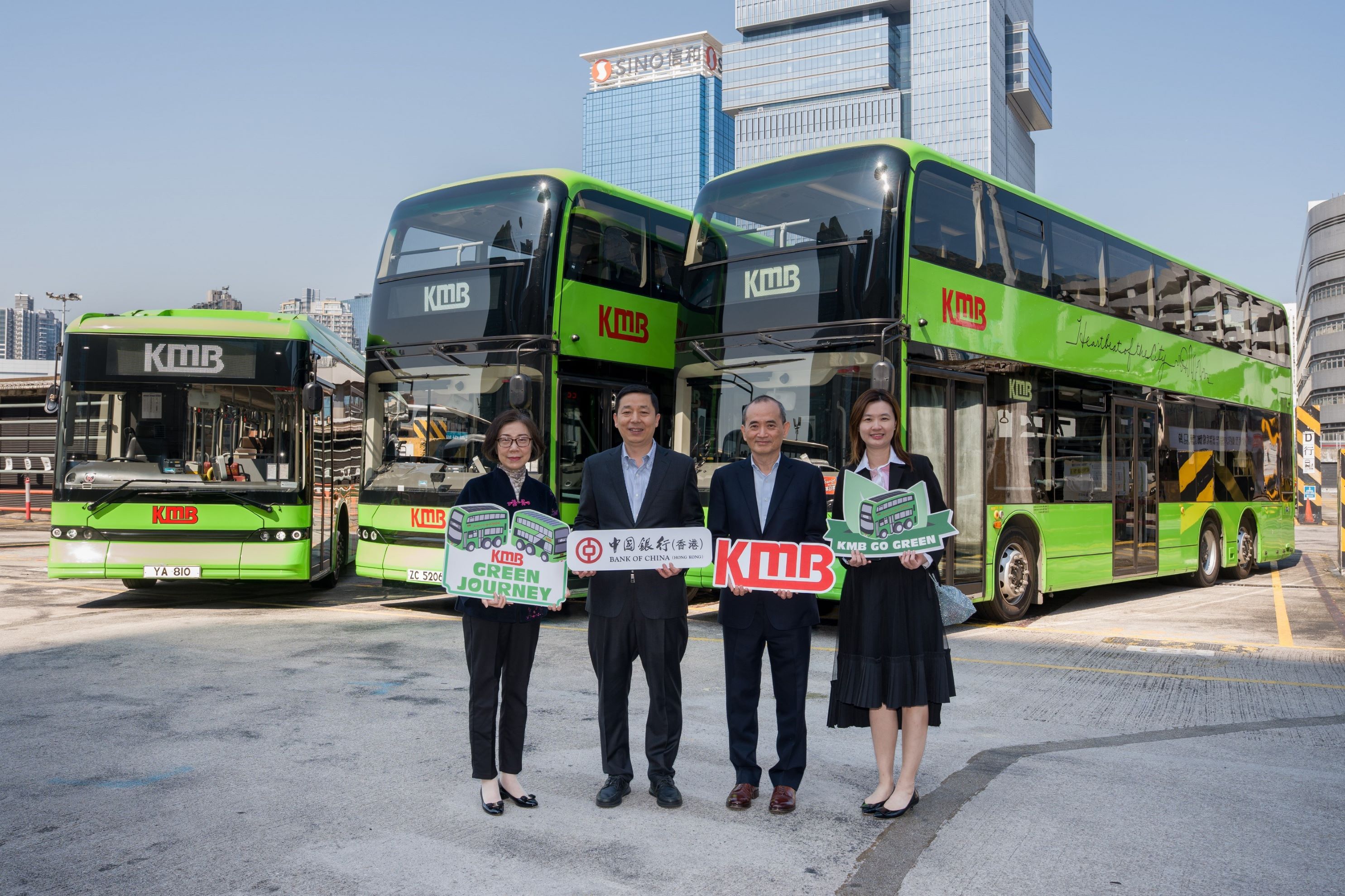  九巴與中銀香港簽訂5億港元3年期貸款購電動巴士