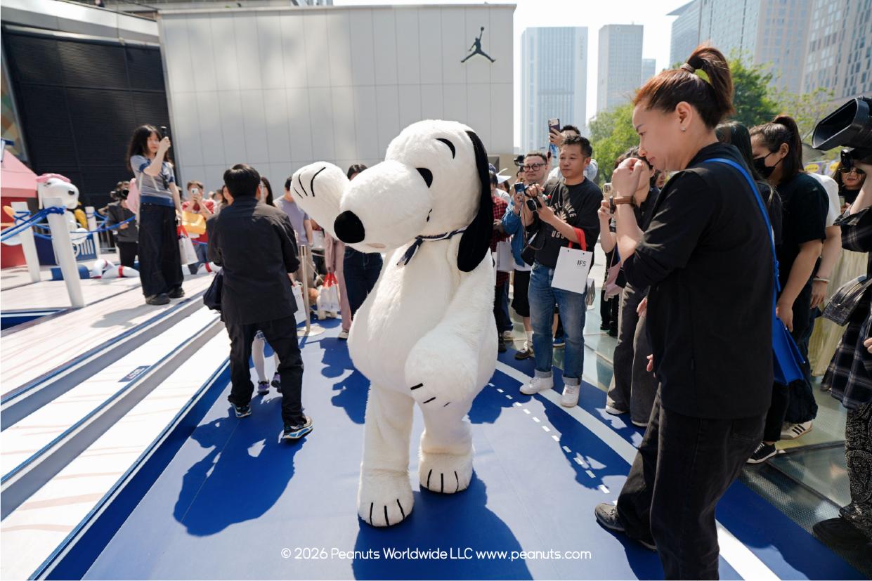 史努比家族亮相成都  「大夢想家SNOOPY航海時代」全國首展登陸成都IFS