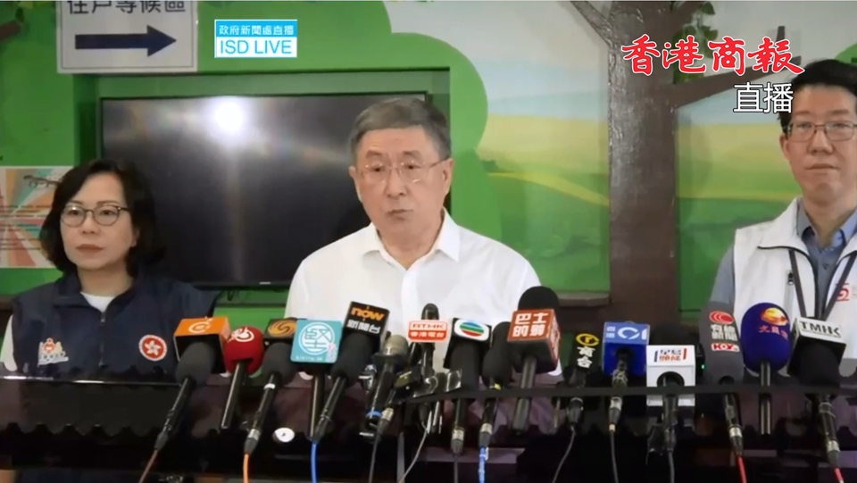 直播回放｜宏泰閣宏建閣居民上樓執拾 卓永興麥美娟會見傳媒