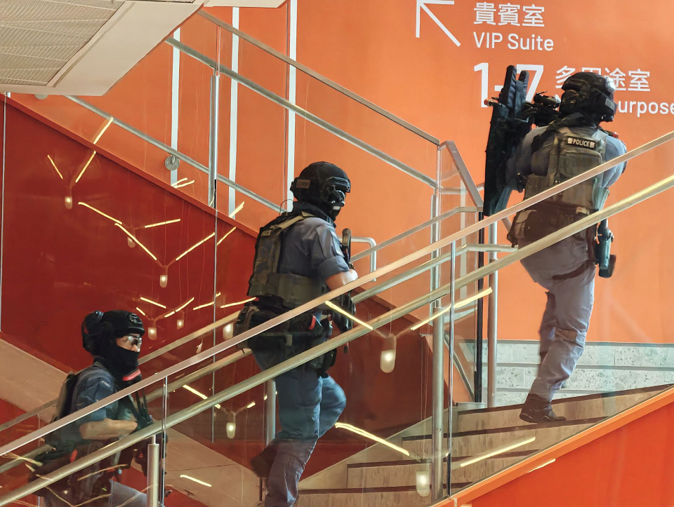 警方東九龍應變大隊周年訓練 提升安保應變能力