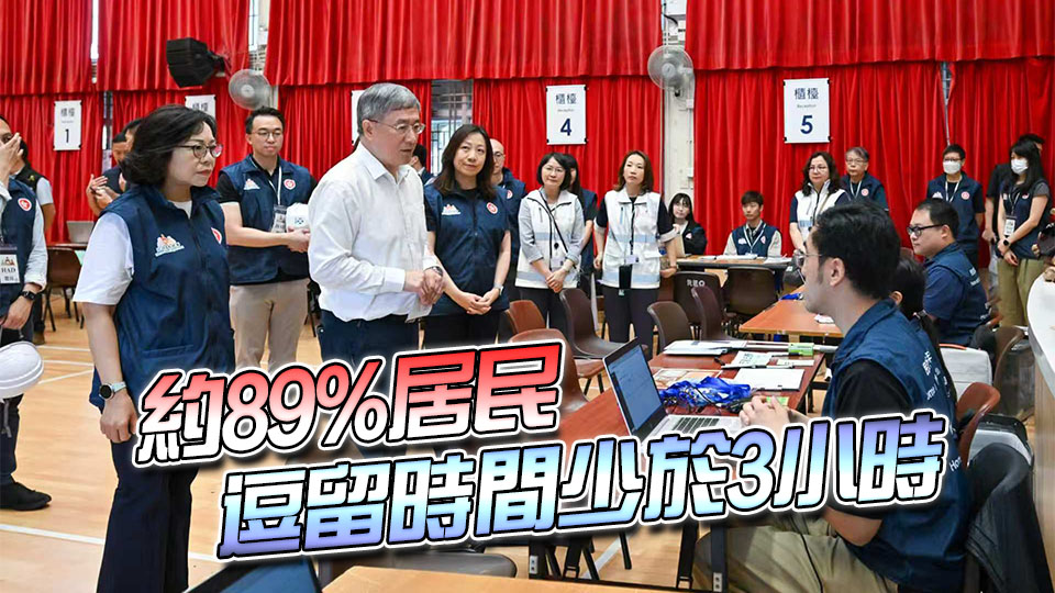 宏福苑善後｜第10日395人上樓 政府每日出動過千名同事全力支援