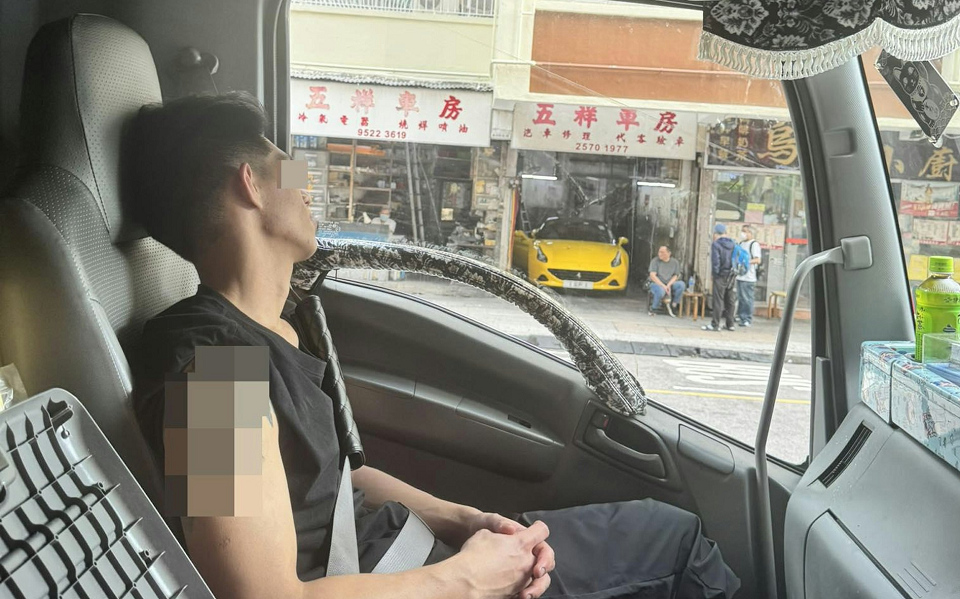 男子北角刑毀商廈玻璃門 躲陌生貨車逃避終被捕