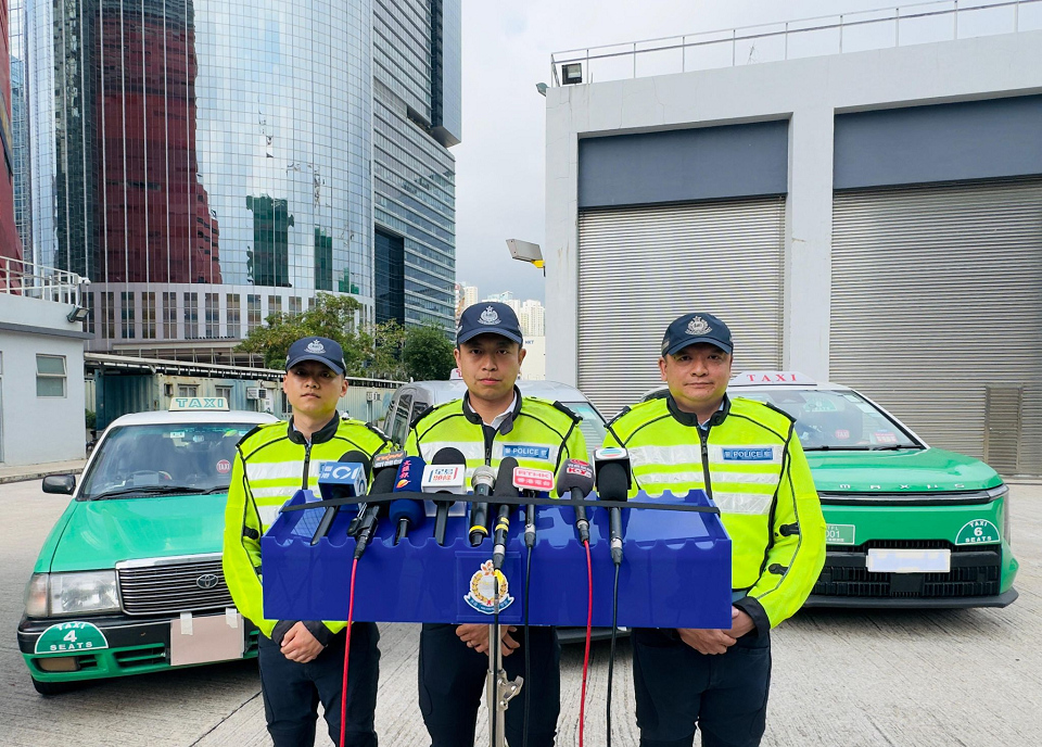 警方五一假期打擊的士違法 拘3司機涉危駕濫收車資