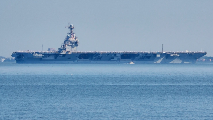 美軍「福特」號航母已離開中東 據報將返回母港