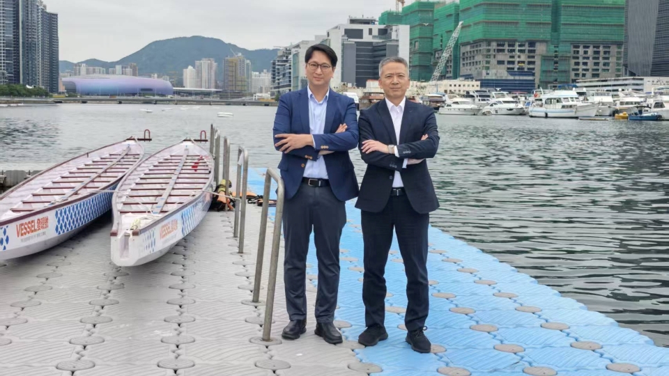 鄧家彪與姚柏良共同推動 冀打造觀塘海濱成水上運動新中心