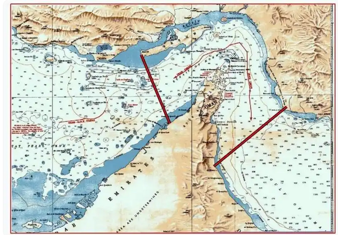 伊朗公布伊控制下的霍爾木茲海峽地區新地圖