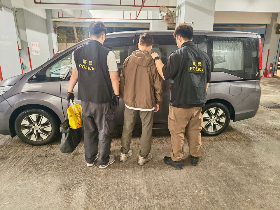 警方將軍澳破毒品儲存倉 拘一男檢340萬元可卡因