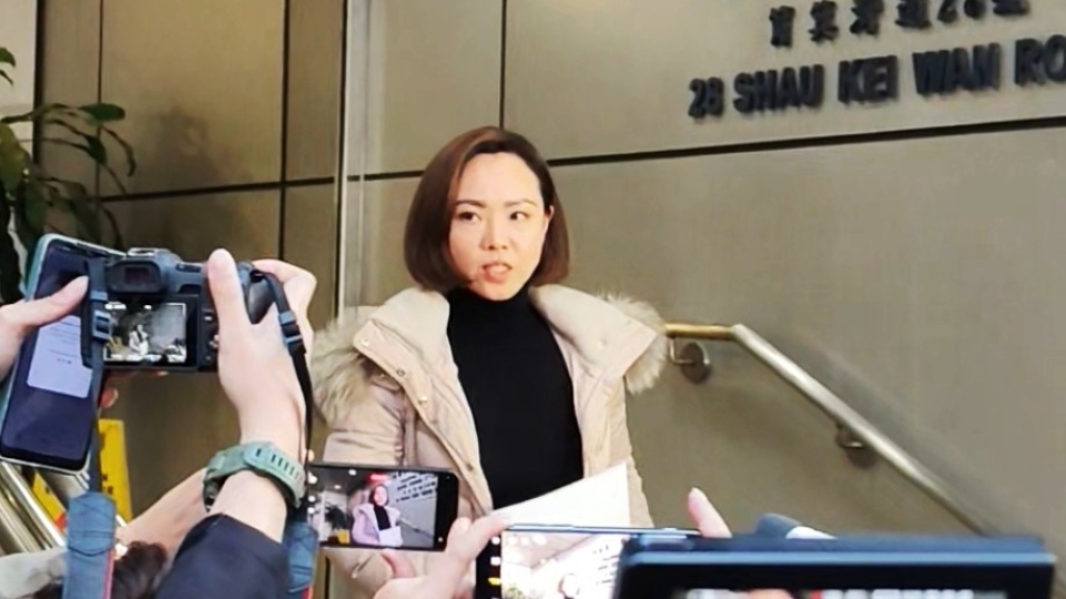陳家珮：誠心接受立法會監委會作出的決定 警惕自我不斷進步