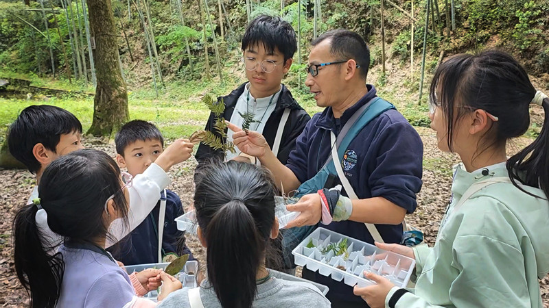 皖休寧鶴城：研學進古林 科普潤童心