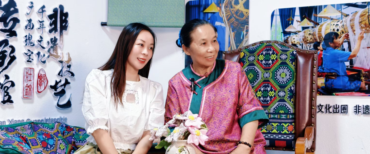 有片｜廣西壯錦首登世界盃 非遺文創驚艷全球舞台