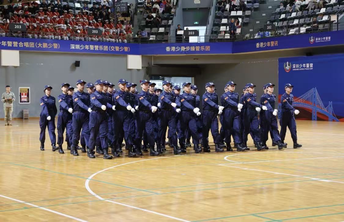 深港澳近1500名少警隊列競技 ​灣區少年同袍偕行  