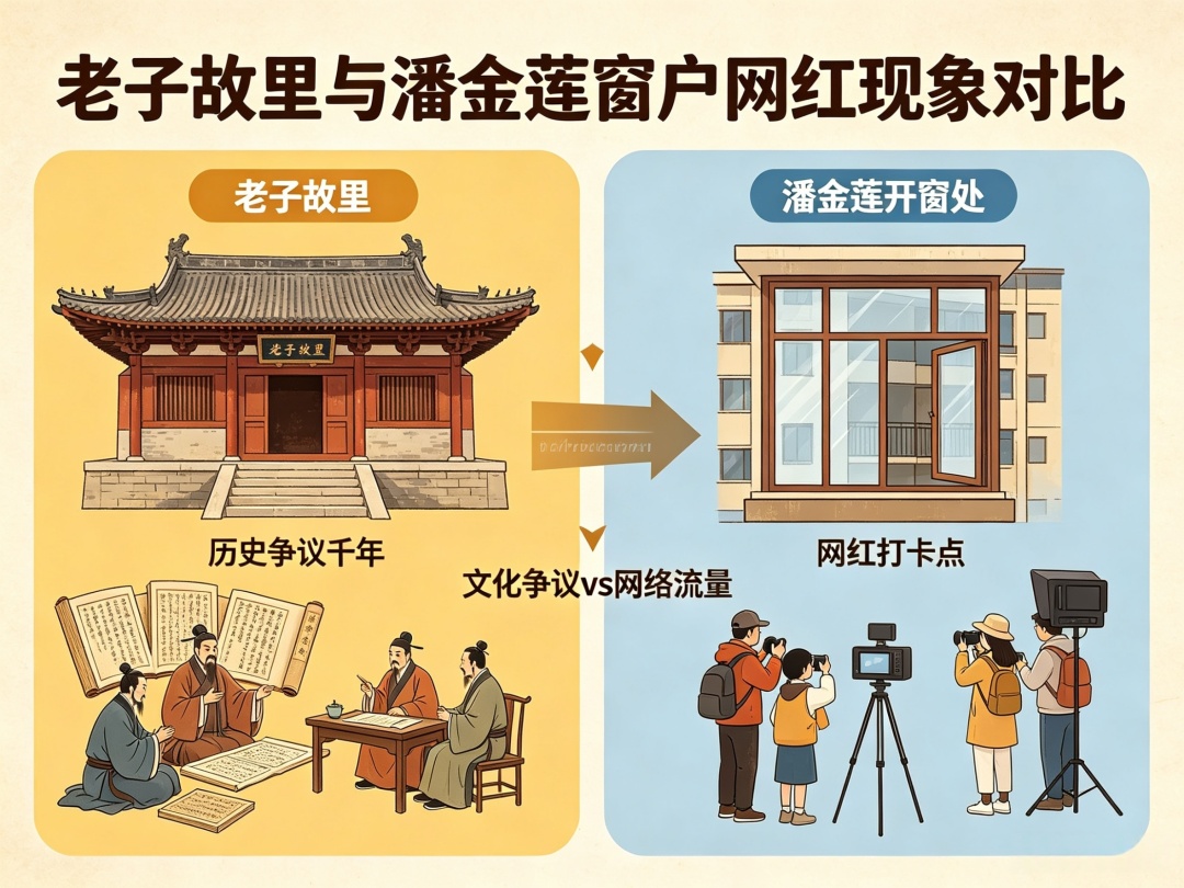 【樹成·心耕錄】老子故里吵千年，潘金蓮一扇窗反倒成網紅打卡點