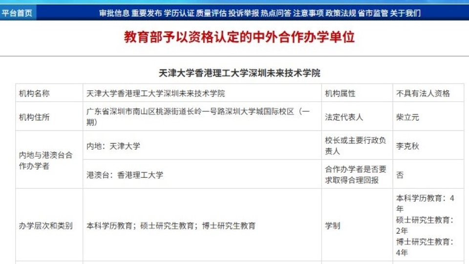 深港合作展開新範式 天大攜手香港理大共建未來技術學院