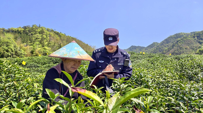 皖黟縣美溪：普法走村入戶  夯實平安建設  