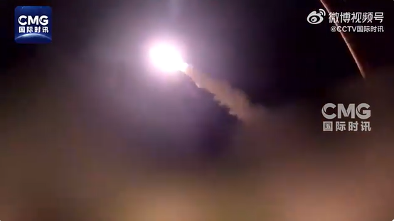 伊朗公布打擊美軍基地導彈發射畫面