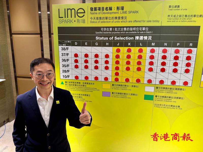 新地形瑨累售419伙   套現逾29億元