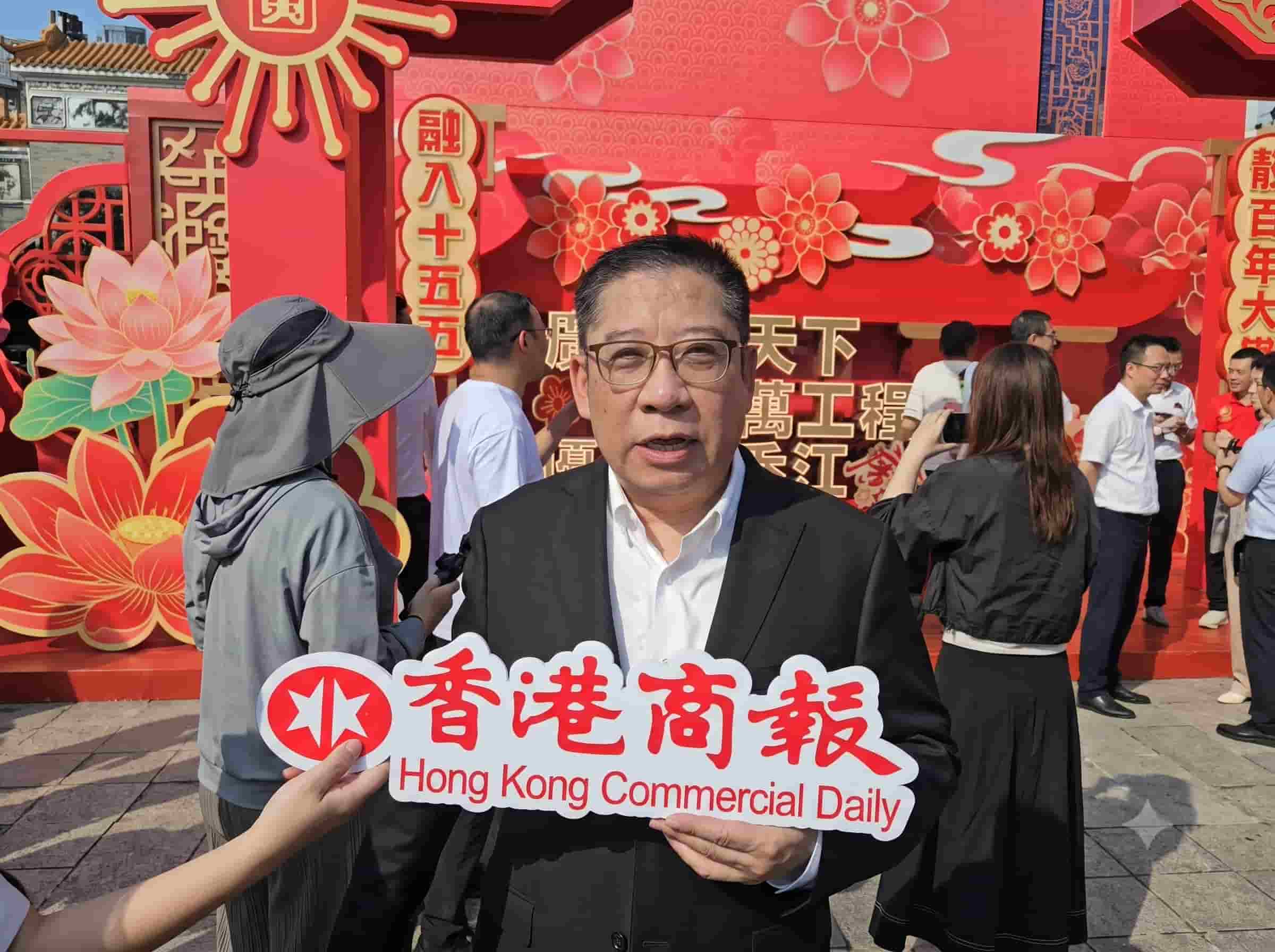 蘇長榮:家鄉市集開幕促進內地與香港人文交流