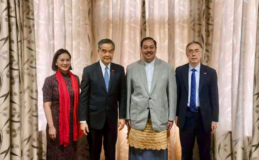 共享基金會湯加開展登革熱防控項目 梁振英與湯加首相會晤