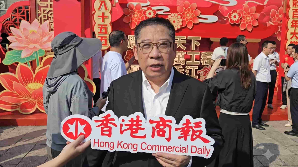 有片｜蘇長榮：家鄉市集開幕促進內地與香港人文交流