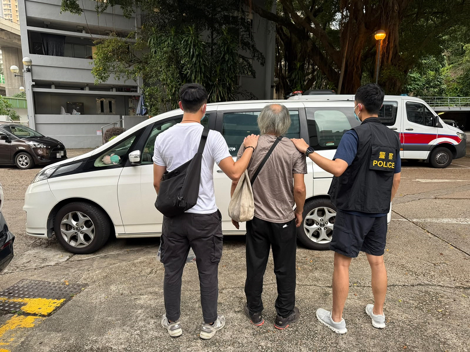 警方藍田反毒品行動 拘七旬拆家今日提堂
