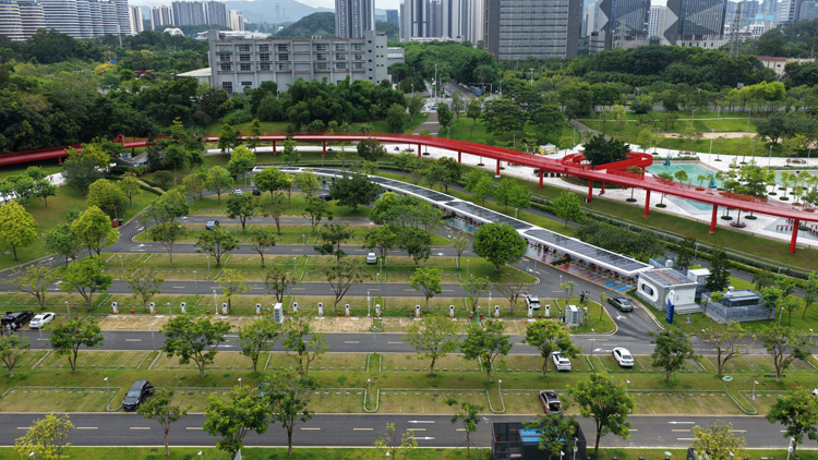 全國單站規模最大兆瓦級車網互動閃充示範站落地深圳