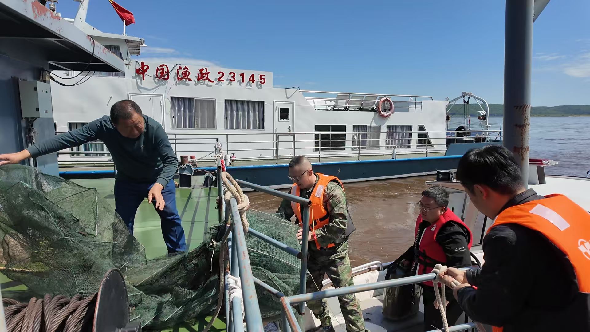黑龍江呼瑪縣：全天候巡查守護界江漁業資源