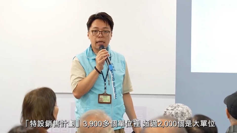 何永賢：若宏福苑1984戶都出售業權 仍個個有得揀