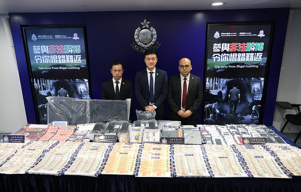 警方世界盃期間大舉執法 瓦解外圍賭博集團拘150人 涉款3.2億元