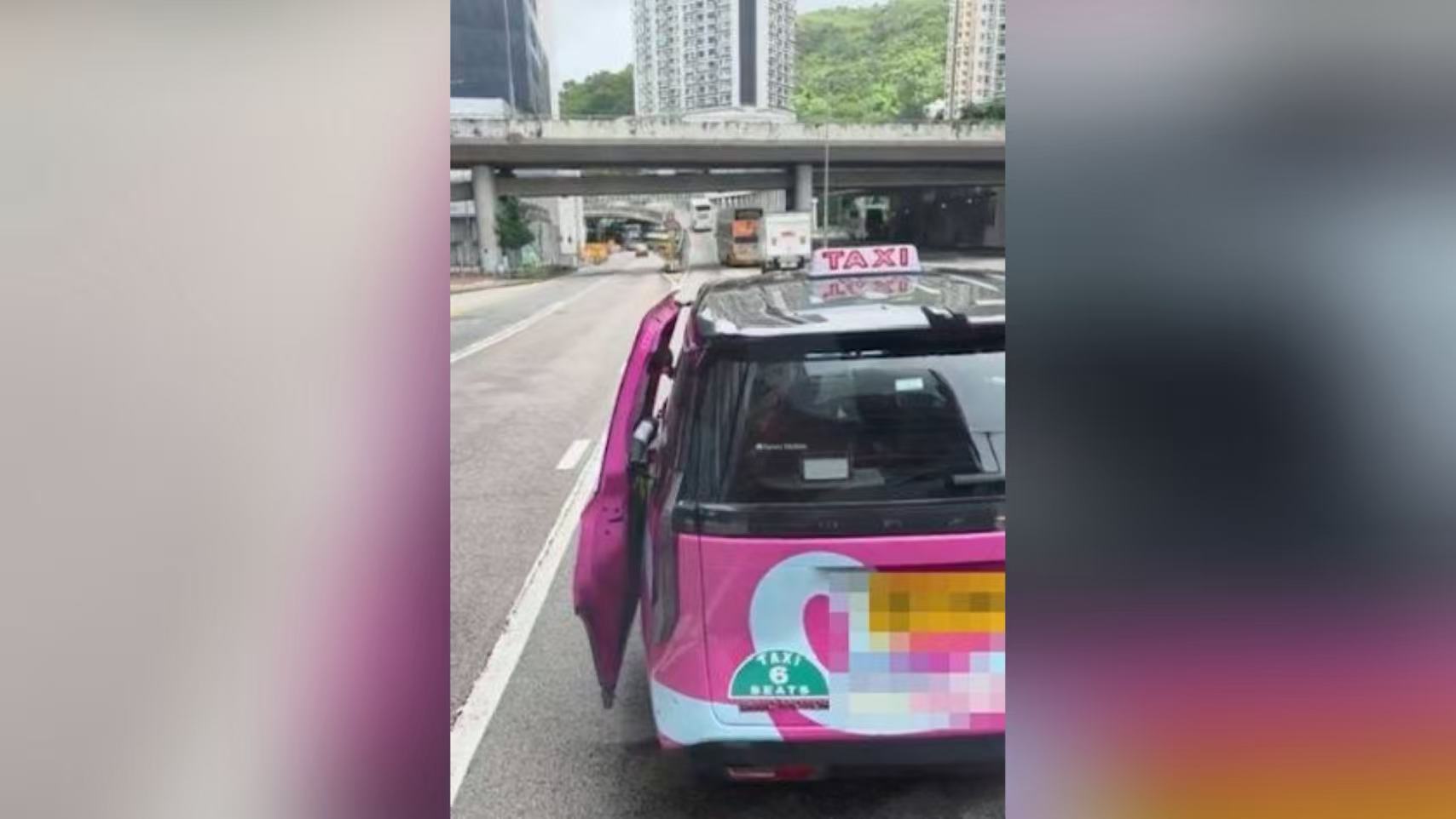 的士荃灣路中心落客惹熱議 運輸署：車隊營辦商已與涉事司機終止合作