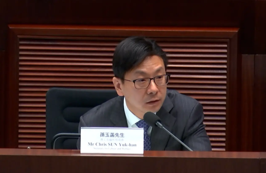 孫玉菡：本港勞動人口減少有必要輸入外勞 會以本地勞工優先