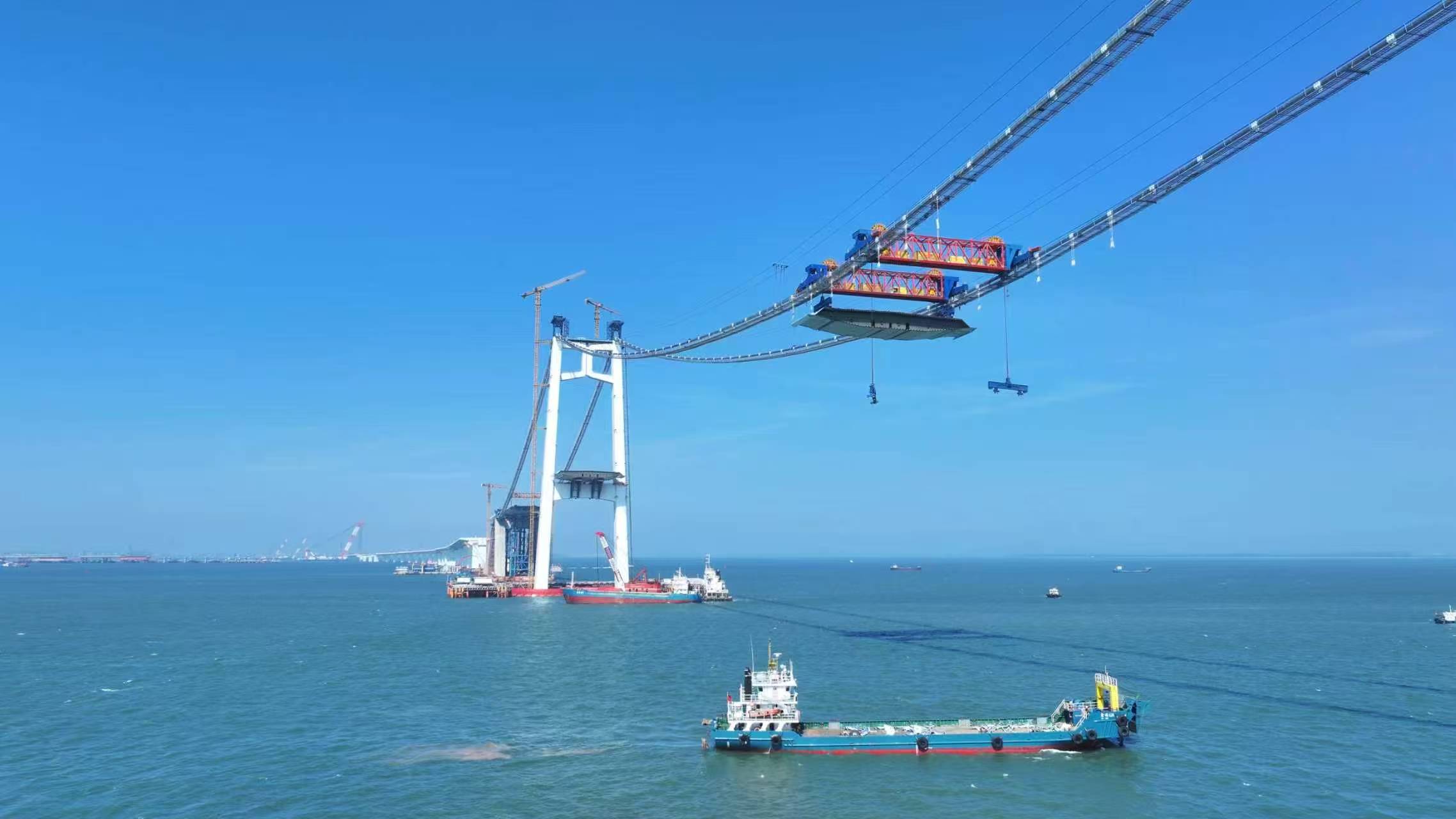 在漢央企助力 廈金大橋（廈門段）完成關鍵階段性施工節點