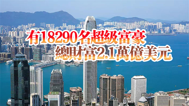 香港有1.8萬超級富豪，身家2.34億元以上！