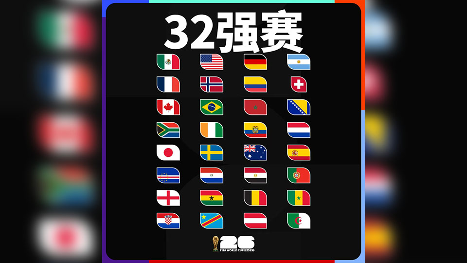 美加墨世界盃32強出爐（附對陣圖、比賽時間）
