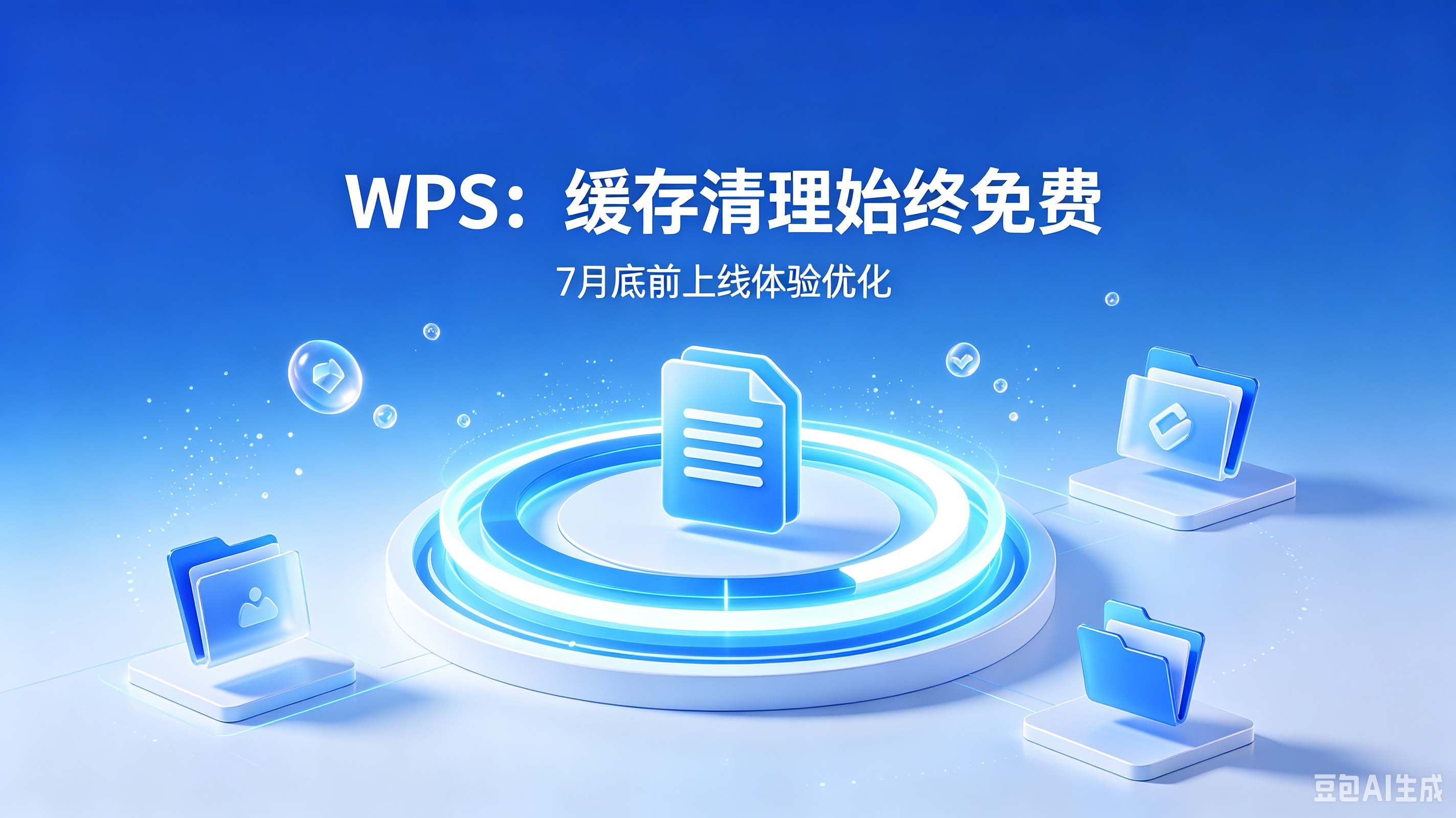 WPS集中回應近期誤解 緩存清理始終免費 7 月上線體驗升級