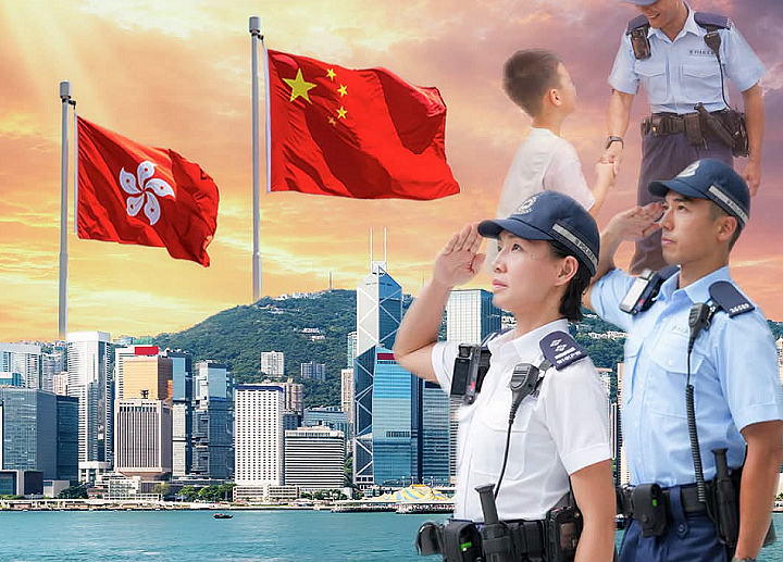 香港回歸29周年｜警方：盡忠職守維護國家安全 保障市民生命財產