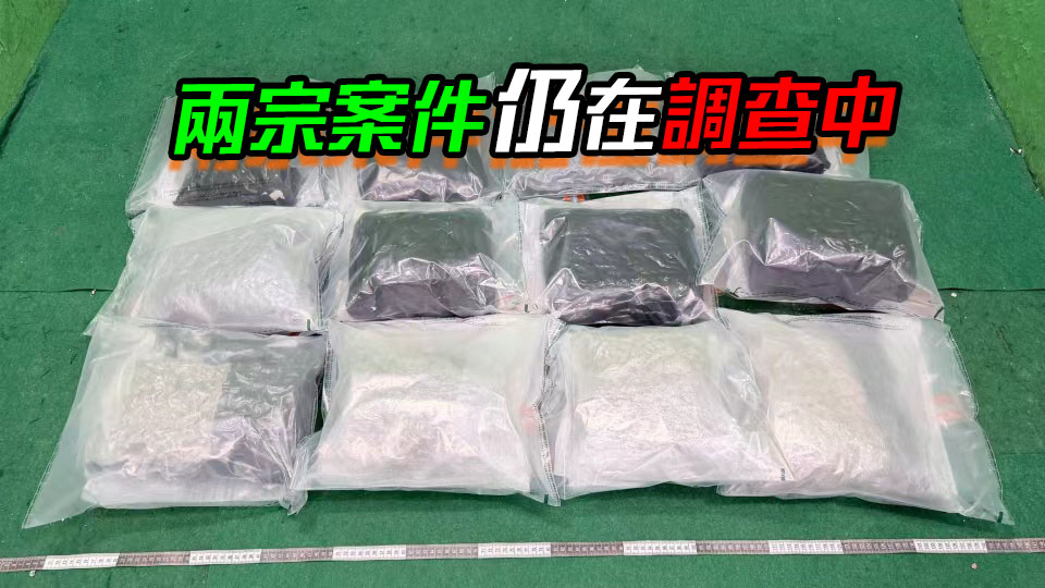 海關機場破兩宗行李藏毒案 檢400萬元大麻花拘兩男女