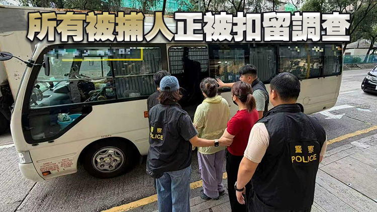 警方深水埗展開反罪惡行動 拘捕20人 年紀最大67歲