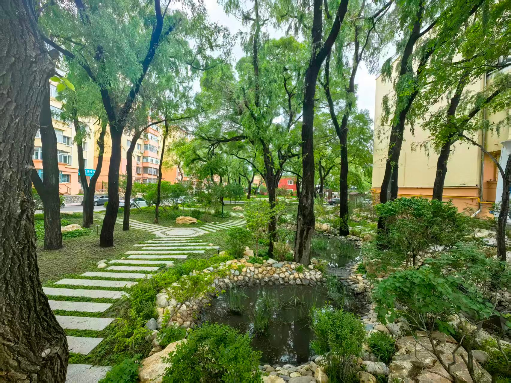 46座口袋公園賦能哈市平房區老城煥新
