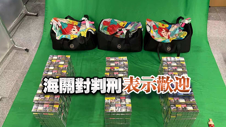 23歲男旅客行李藏逾5萬支未完稅香煙 判囚8個月及罰款1000元