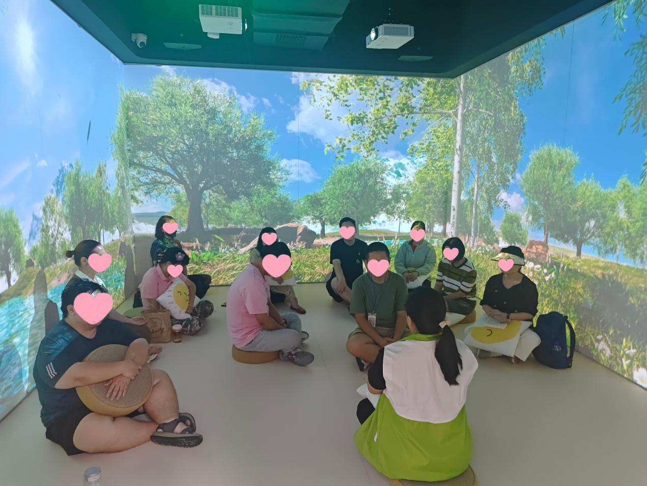深圳南山殘疾人家屬資源與心理健康服務中心開展減壓活動