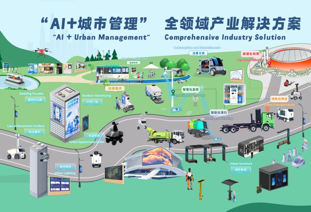 科技賦能AI機器人上崗「城市管家」！深圳龍崗打造全域智治樣板