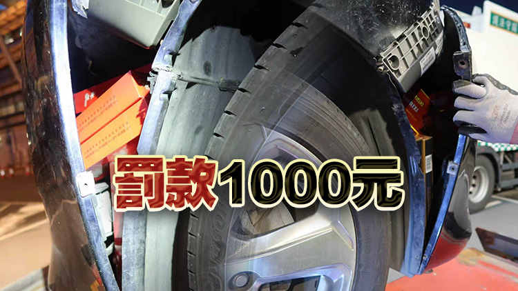 私家車前保險桿藏6200支未完稅香煙 67歲港男被判囚3月
