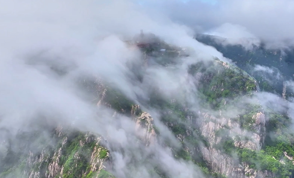 【視聽山東·泰安】雨後泰山雲海盛景