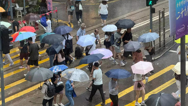 天文台取消黃色暴雨警告信號