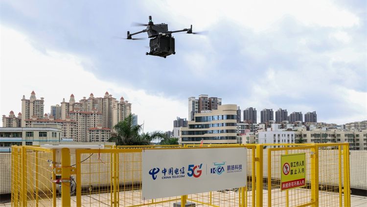「空中生命航線」開通！珠海首個無人機醫療物資配送項目落地