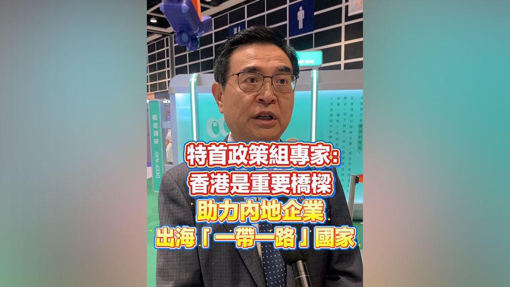 有片｜特首政策組專家：香港是重要橋樑 助力內地企業出海「一帶一路」國家