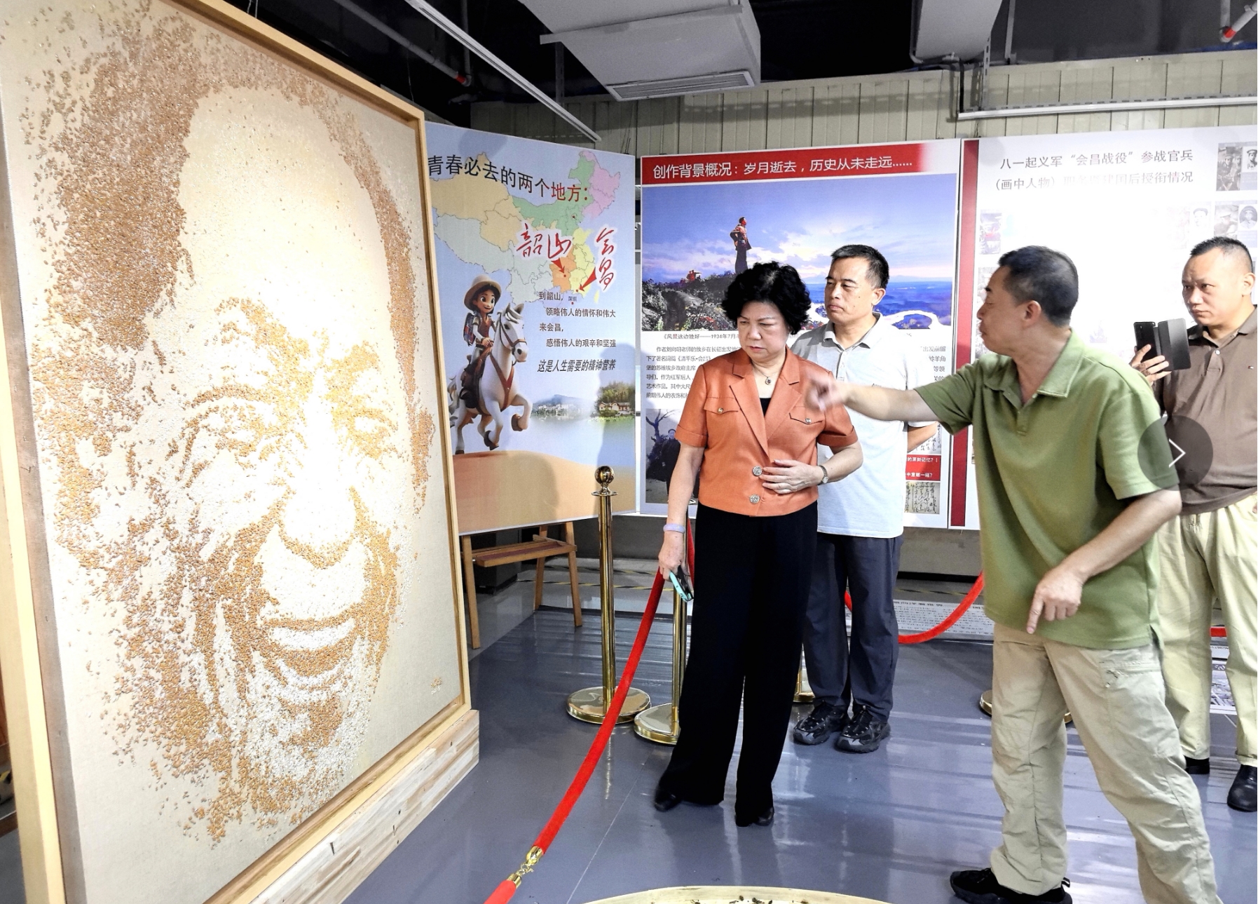 深圳文創體育類社會組織聯合黨委調研玉同書法研究院黨建點
