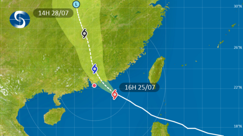 颱風紅霞｜明早惠州至汕尾登陸 天文台評估今晚9至12時改發更高信號